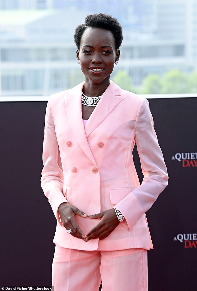 The star's revelation comes shortly after she broke her silence about her ex-husband Joshua Jackson's new romance with Lupita Nyong'o (pictured).