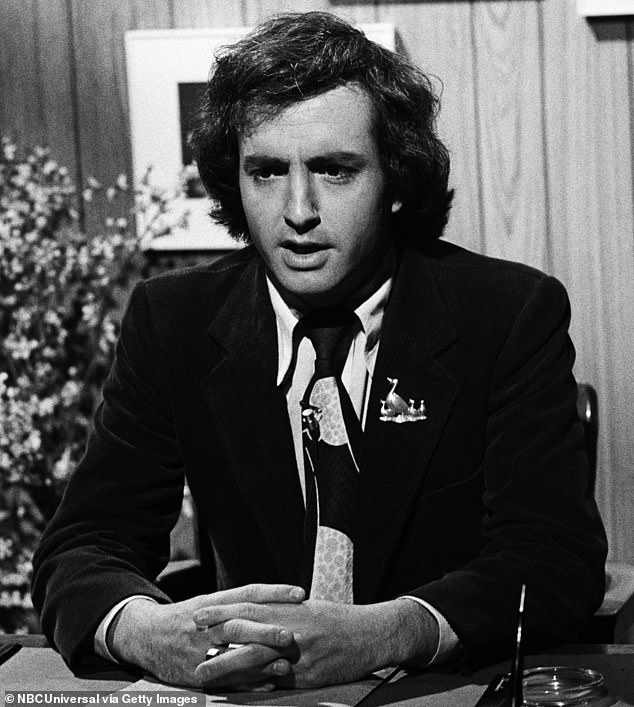 The 79-year-old was at the helm of the iconic sketch show when it debuted in 1975 and has remained there ever since, except for a hiatus from 1980 to 1985; in the photo 1976