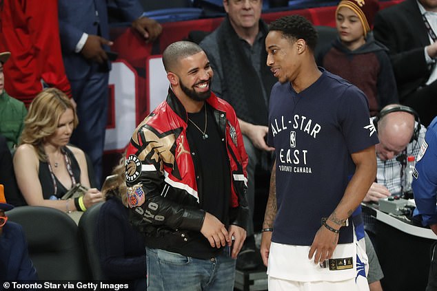 Drake and DeRozan developed a close relationship while the guard played for the Raptors.