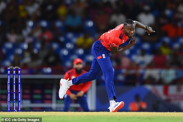 Jofra Archer was among England's wickets as they restricted the West Indies to 180-4.