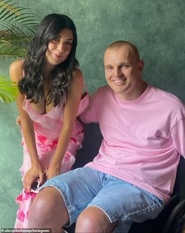 It followed an article days earlier on Channel 9's 60 Minutes where Queensland captain Cameron Smith came across as unsympathetic in the eyes of many viewers following Alex McKinnon's on-field injury (McKinnon is pictured with girlfriend Lily Malone ).