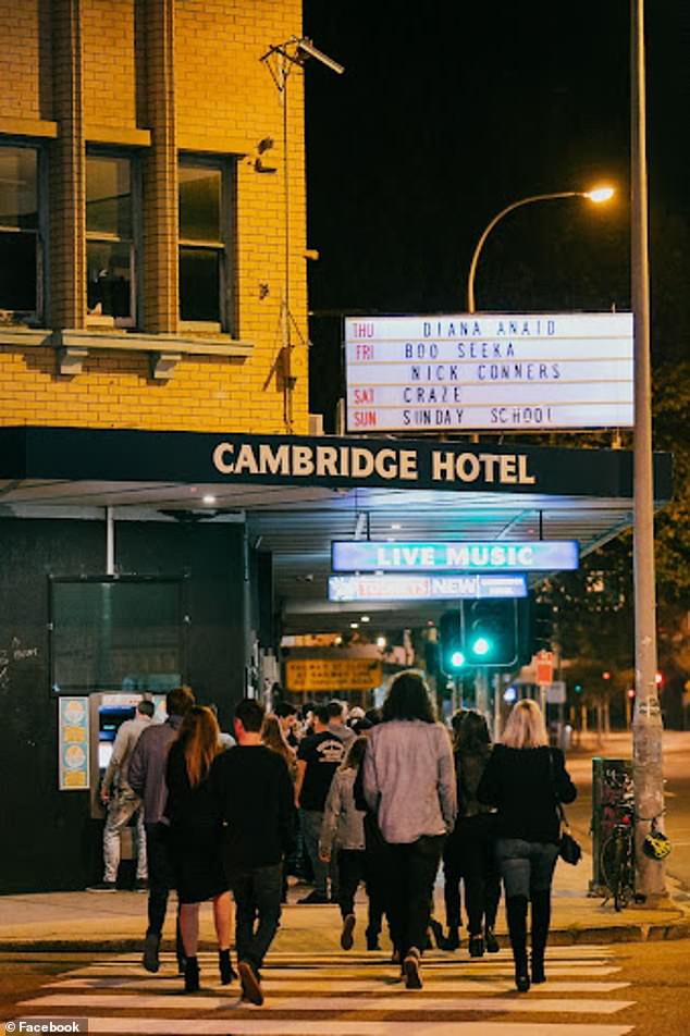 The Bucks group booked a three-bedroom Airbnb apartment ahead of Maurice Hawell's wedding and on Friday night some of them headed to the nearby Cambridge Hotel.