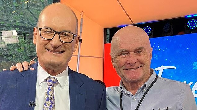 Veteran TV news producer Richard Cunningham (right) will leave Seven after 36 years, where he worked with David Koch (left)