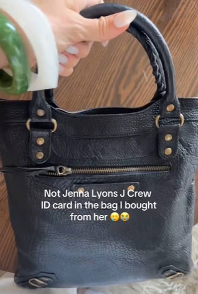 TikTok creator Janna Hagey revealed that she bought a Balenciaga City bag that once belonged to The Real Housewives of New York star and found a handful of old Lyons memorabilia.