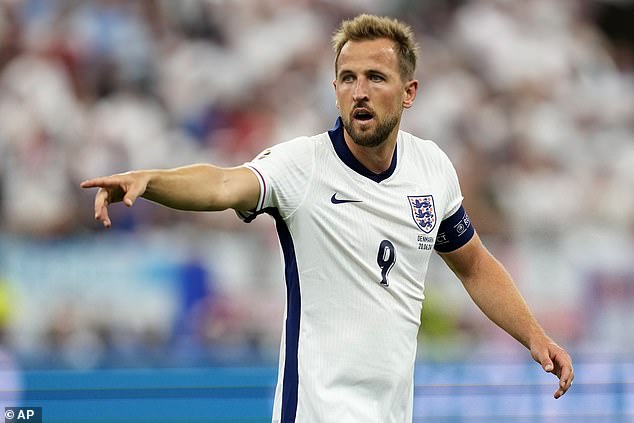 Kane (pictured) scored the first goal for England, but Ferdinand expressed concern about his work rate.