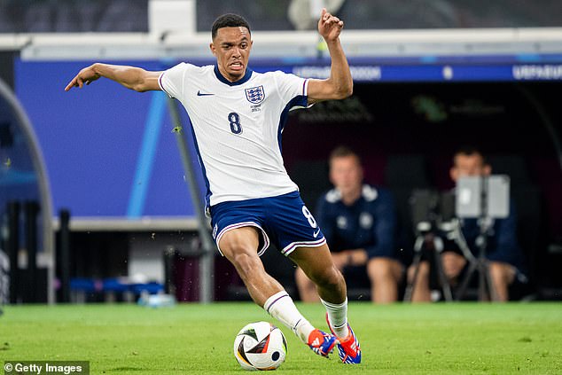 Trent Alexander-Arnold's midfielder experiment (centre) doesn't seem to be quite working