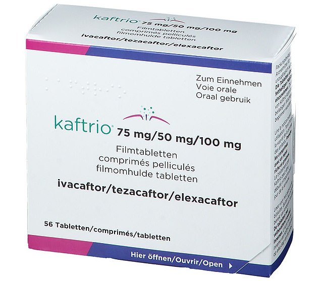 Kaftrio is one of a trio of drugs recently approved for use in people with cystic fibrosis on the NHS.