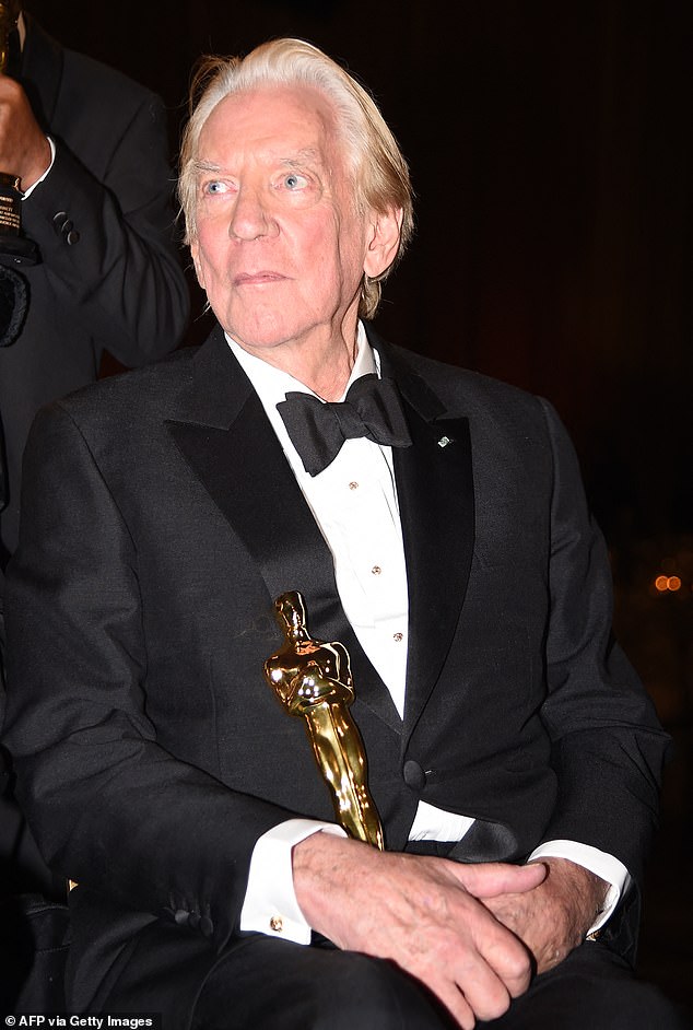 Donald Sutherland, photographed in 2017, died Thursday in Miami after suffering a long illness.