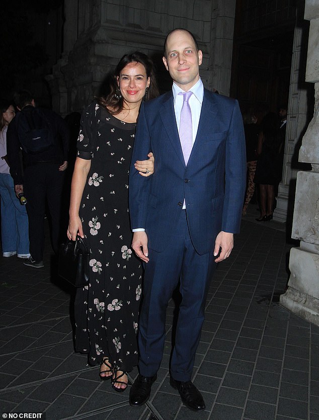 Lord Frederick Windsor, 45, son of Prince Michael of Kent, was accompanied by his wife, actress Sophie Winkleman, 43.