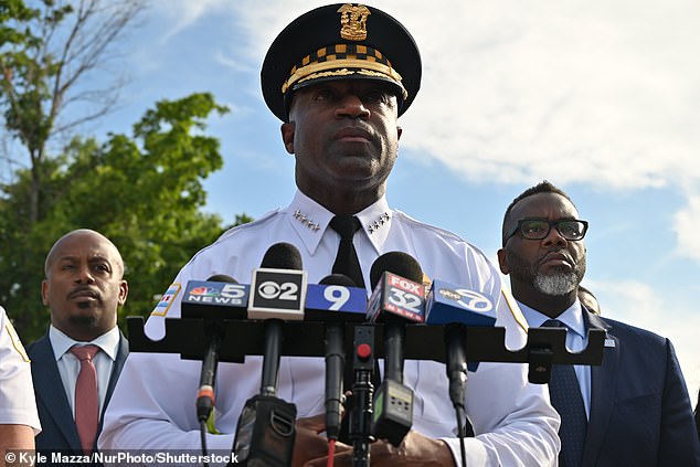 Chicago Police Superintendent Larry Snelling told reporters that Rivera was leaving his home when gunshots were heard.