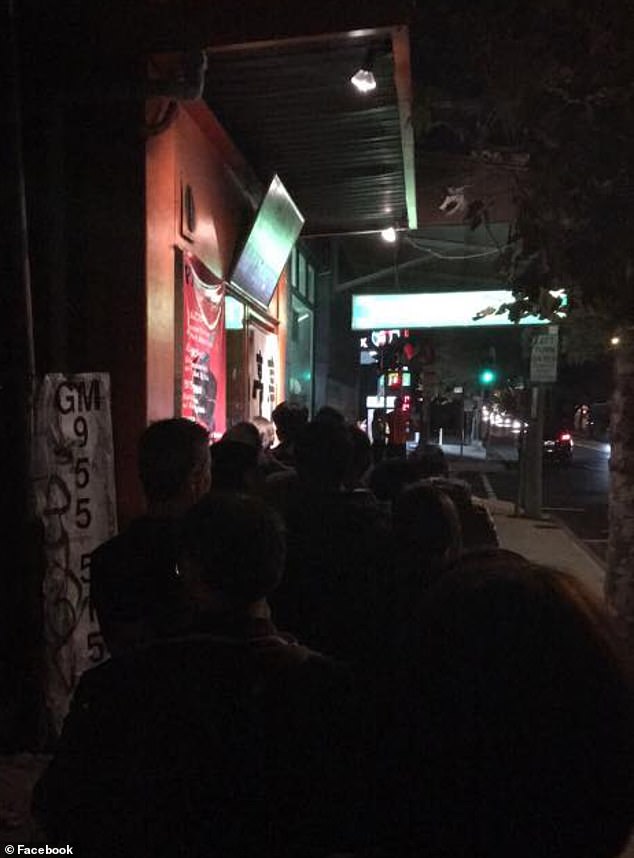 Ramen lovers line up to enjoy the famous Ryo's Noodles soup