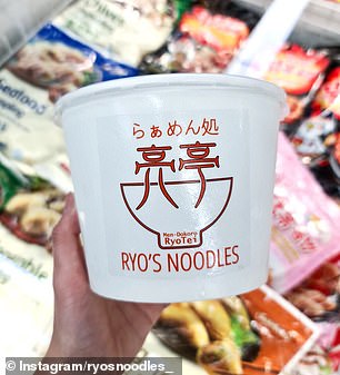 Ryos frozen noodle kits are available for purchase.