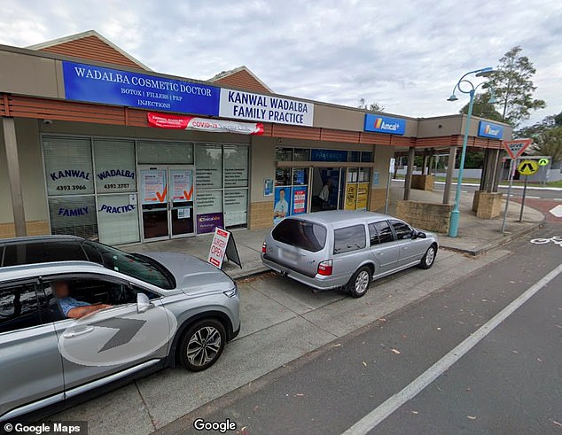 Dr Toma, an Egyptian-born GP, ​​had been working full-time at Kanwal Wadalba Family Practice on the NSW Central Coast when he treated the woman (clinic is pictured).