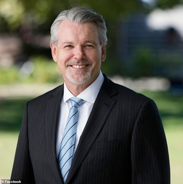 Pictured is Scott Marsh, principal of the $40,000-a-year Scotch College in Hawthorn, Melbourne.