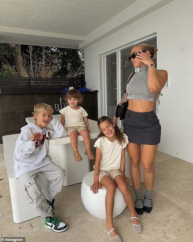 Tammy shares two children, Wolf, nine, and Saskia, seven, with influencer Reece Hawkins, and had a daughter, Posey, one, with ex-fiancé Matt Poole.