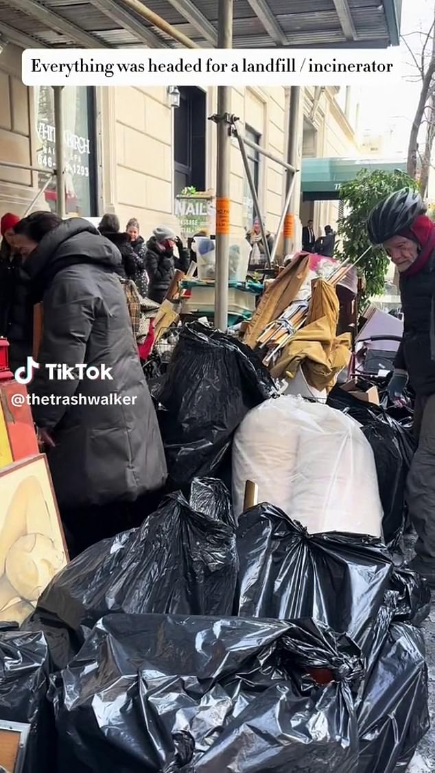 New Yorkers rummaged through the belongings of art collector Diane Greene, 79, after her death and her belongings were dumped on the sidewalk in front of her building.