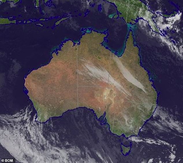 A freezing cold snap has spread across much of eastern Australia (pictured on Friday)