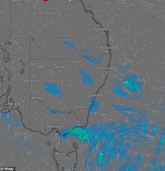 Rain is forecast for Sydney, Canberra, Adelaide, Perth, Melbourne and Brisbane this weekend, with the WA capital set to receive up to 20mm on Saturday.