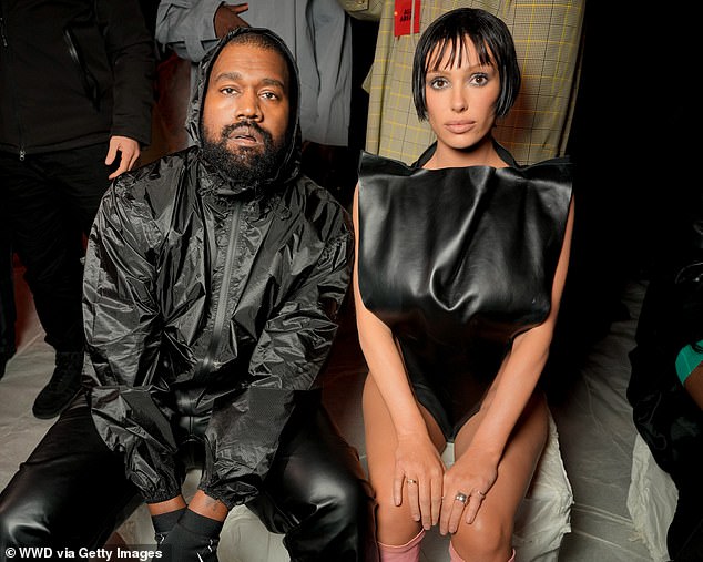 This isn't the first time Bianca has apparently copied her husband's famous ex-wife, as he has been showing her off around the world in daring looks since they tied the knot in 2023; Kanye and Bianca spotted in February