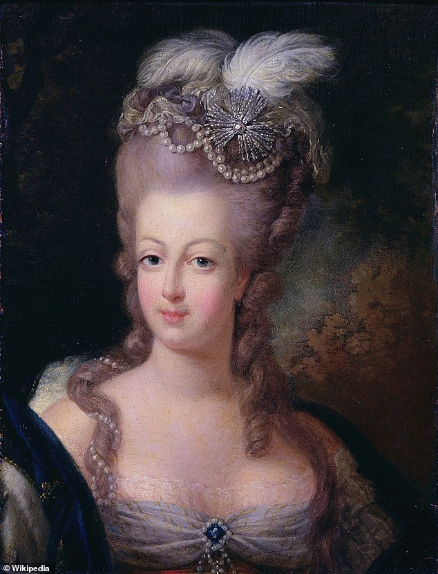 The last monarch of France before the revolution, Marie Antoinette, added a pink tone to her hair