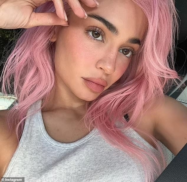 Kylie Jenner is known for rocking bold looks when it comes to hair and makeup, including her bubblegum pink hair.