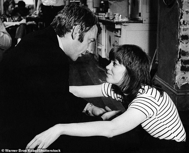 But the two remained quiet about their romance, until years later, when Donald finally confirmed it to Rolling Stone. They are seen together in Klute in 1971.