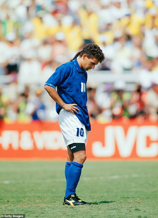 Baggio was known as The Divine Ponytail, a nickname given to him for his extravagant haircut.