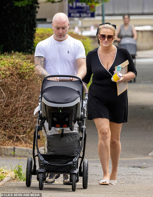 The This Country star certainly made an effort for the special outing, looking red carpet-ready in the lace-trimmed black dress, which she paired with sparkly silver mules.