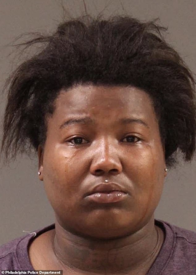 Mug shot of Blackwell, who was arrested in October for participating in looting in Philadelphia and encouraging her Instagram followers to join in. She has now been sentenced to five years of probation and more than 100 hours of community service, but she has avoided jail.