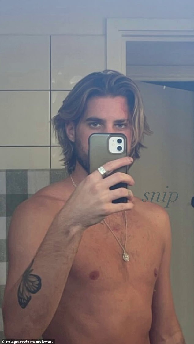 Stephen revealed he decided to cut his hair and posted a mirror selfie in which he sported a shorter coif.