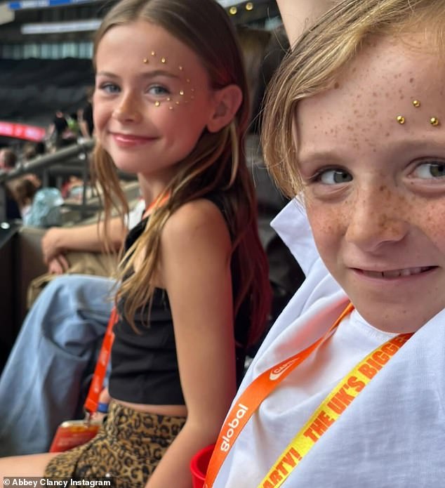 And the mother-of-four treated her children to a night out at the star-studded music event where the likes of Perrie Edwards and Sabrina Carpenter performed.