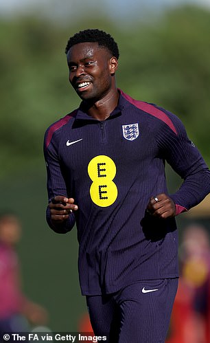 The Oura Ring has become an addition to England's arsenal as they compete in the European Championships. Several players have also used the hoop while training. In the photo, Marc Guehi with the Finnish shirt.