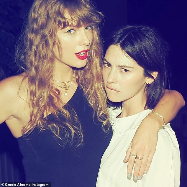 Gracie, 24, revealed that she and Taylor, 34, had just finished a song together titled 'Us' when the fire occurred, in a new interview with Billboard.