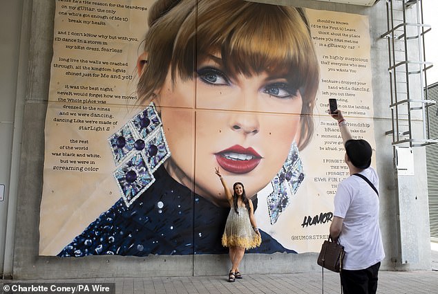 There are two new Swift-themed public artworks on display at Wembley Park, only to add to the furor surrounding the pop sensation's arrival.