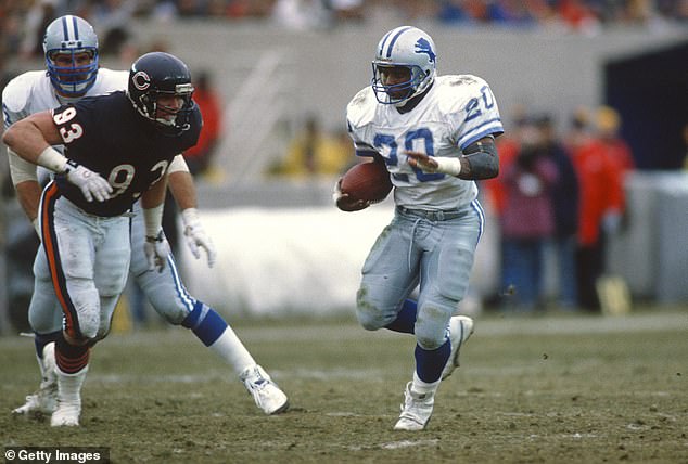 Barry Sanders played for the Lions from 1989 to 1998 and went on to a Hall of Fame career.