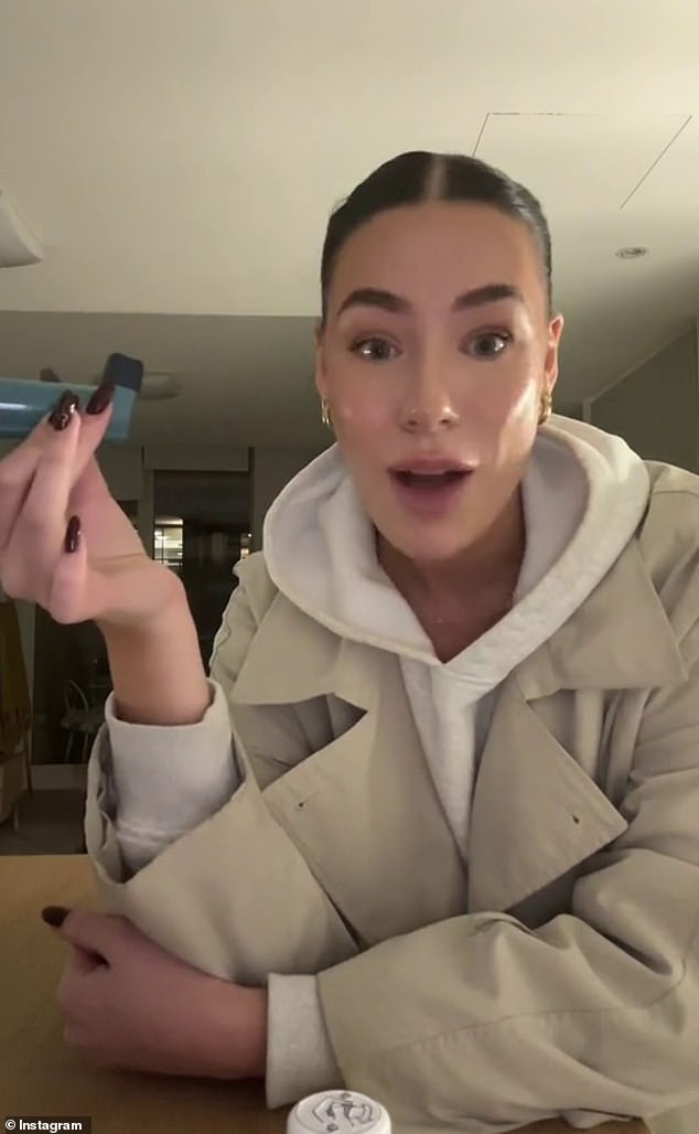 The TikTokker has encouraged her followers who vape to quit the habit