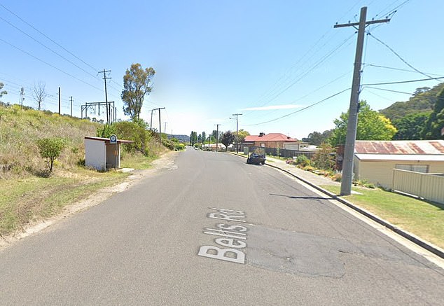 Raptor Squad officers searched a house on Bells Road (pictured) in Oakley Park, New South Wales.