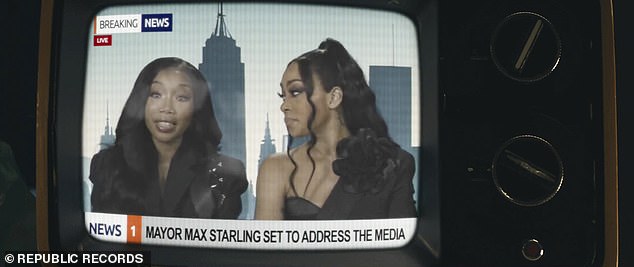 Brandy and Monica made surprise cameos in the music video despite not appearing in the 2024 remake.