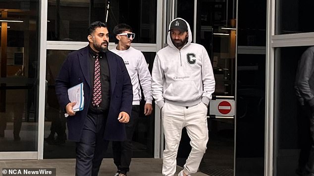 Bradley Wilkinson's lawyer, Javid Faiz, left Parramatta Local Court on Saturday. Image: NewsWire/Steve Zemek.