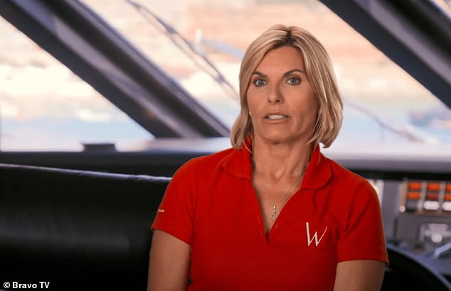 Sandy said she doesn't find out much of what happens on the superyacht until the show airs, because the crew is always on their best behavior when they're with her.