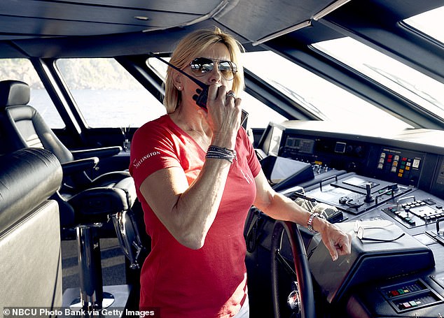 Sandy was the first female captain in the Below Deck franchise and said she is proud to inspire other women to pursue a career working on superyachts.