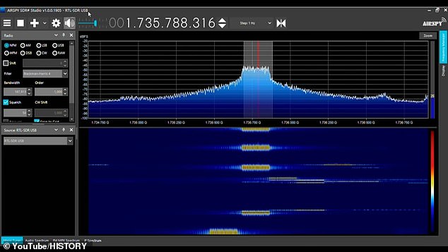 Scientists found strange pulses of radio waves emanating from the bridge when they passed electromagnetic current through it.