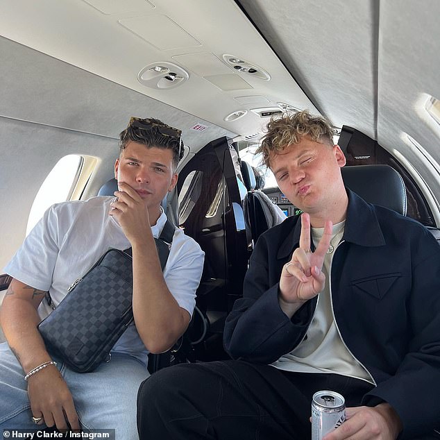 The recruitment manager was introduced to Conor (right) by series winner Harry Clarke, 23, (left), who is dating his sister, Anna.