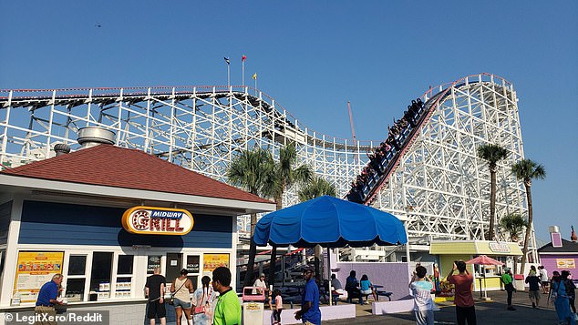 Swamp Fox, originally known as 'Red Devil', began operation in May 1966 and is one of the few remaining wooden roller coasters in the US.