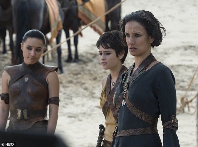 Keisha (left) reached the peak of her career as an adult when she was cast in Game of Thrones