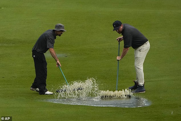 Torrential rain, intense lightning and strong winds ravaged TPC River Highlands