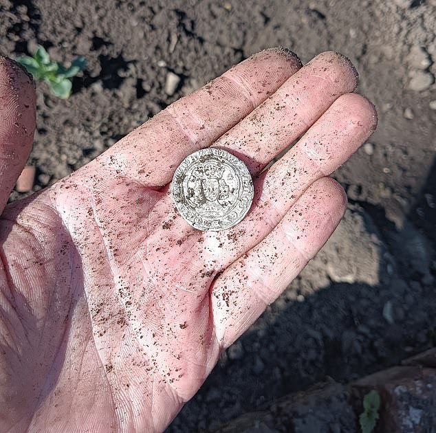 Even covered in dirt, it was clear that this silver coin deserved further investigation.