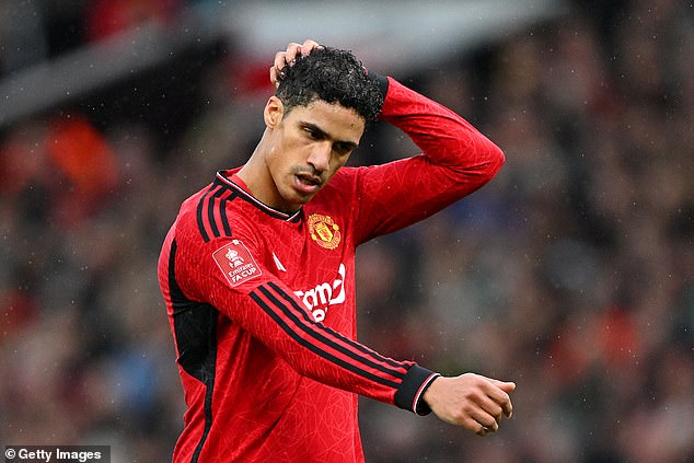 Varane suffered an injury at United but won the Carabao Cup and FA Cup.