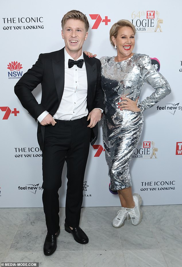 She was joined by many other nominees, including I'm a Celebrity... Get Me Out of Here! features Julia Morris and Robert Irwin. Both in the photo