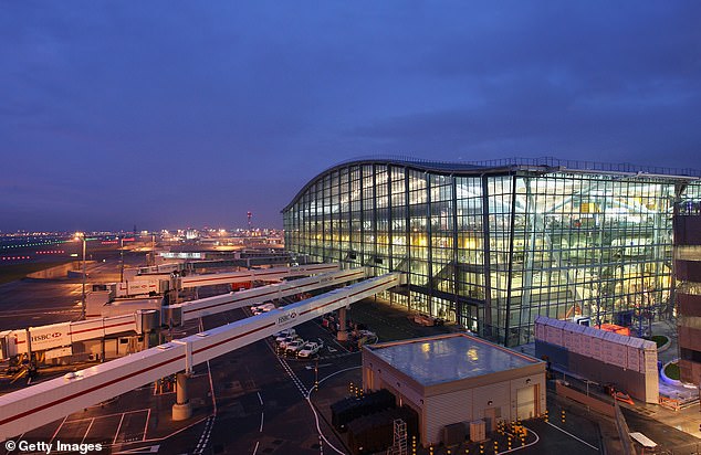 The Home Office is investigating the allegations. Staff wearing political badges contravenes both the airport's uniform policy and the Equality Act 2010.